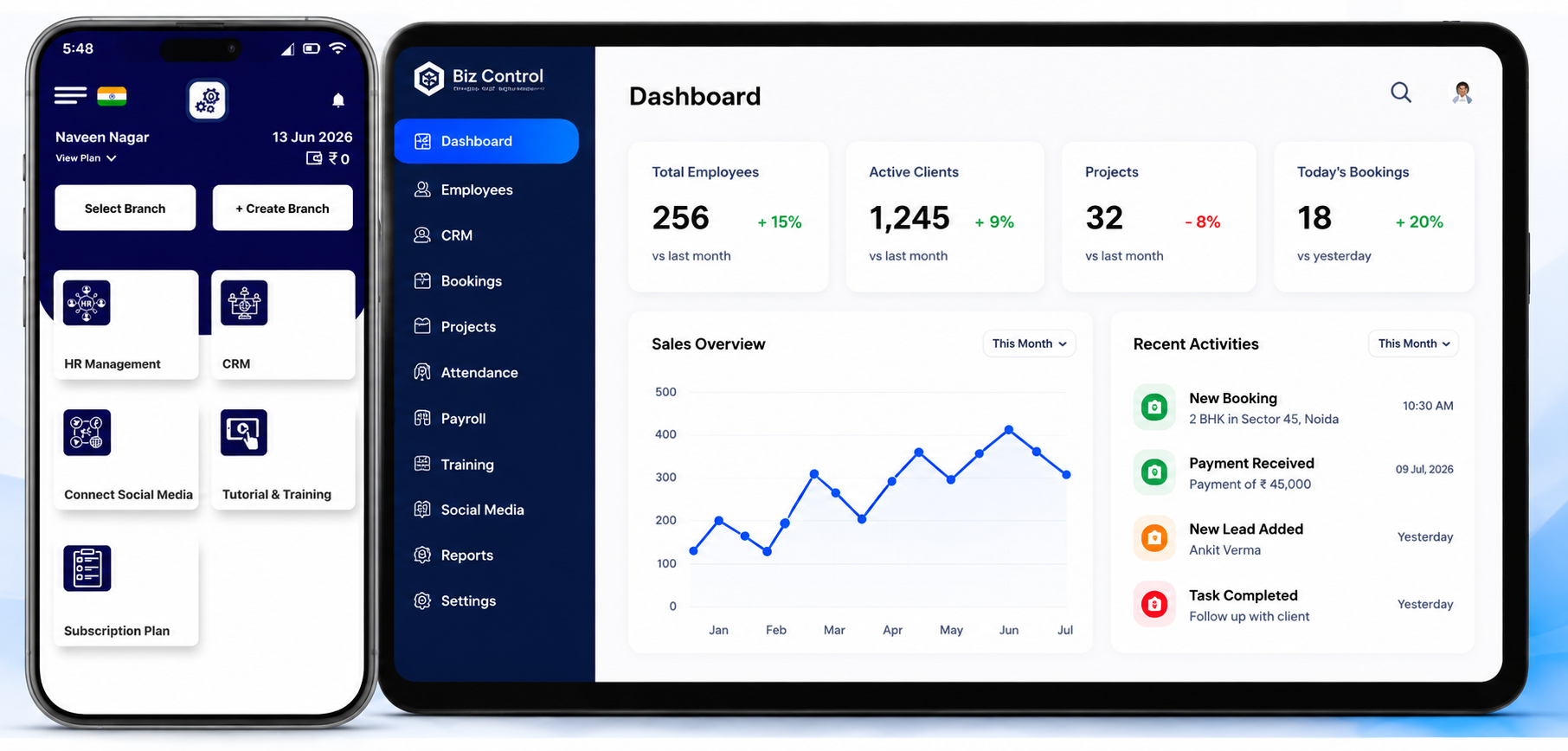 CRM Reminders and Notifications Management