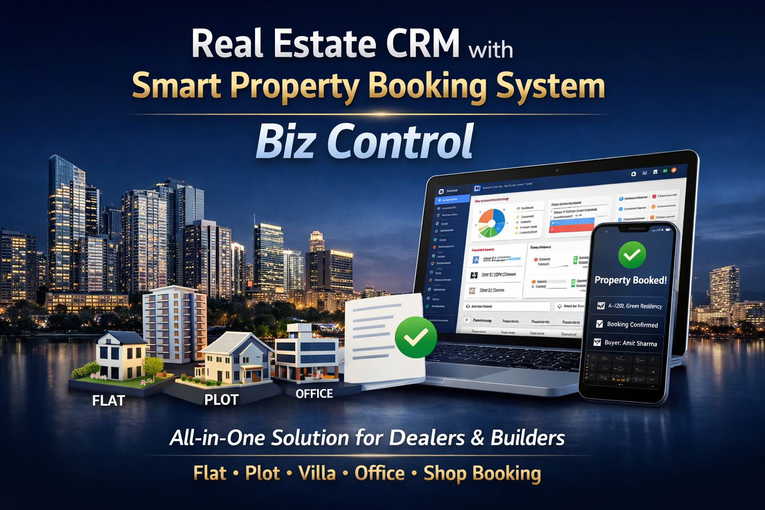 Read more about the article Real Estate CRM with Smart Property Booking System | Biz Control