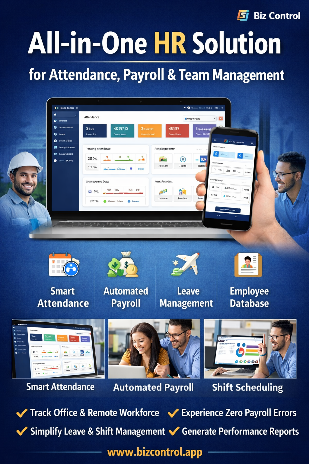 You are currently viewing All-in-One HR Solution for Attendance, Payroll & Team Management | Biz Control