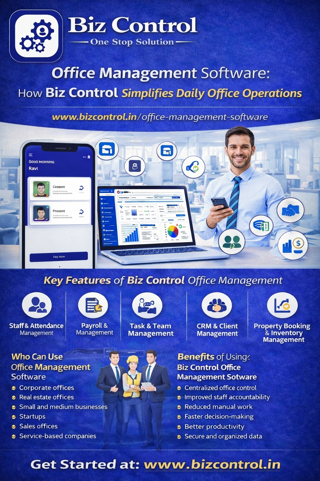 Read more about the article Office Management Software: How Biz Control Simplifies Daily Office Operations