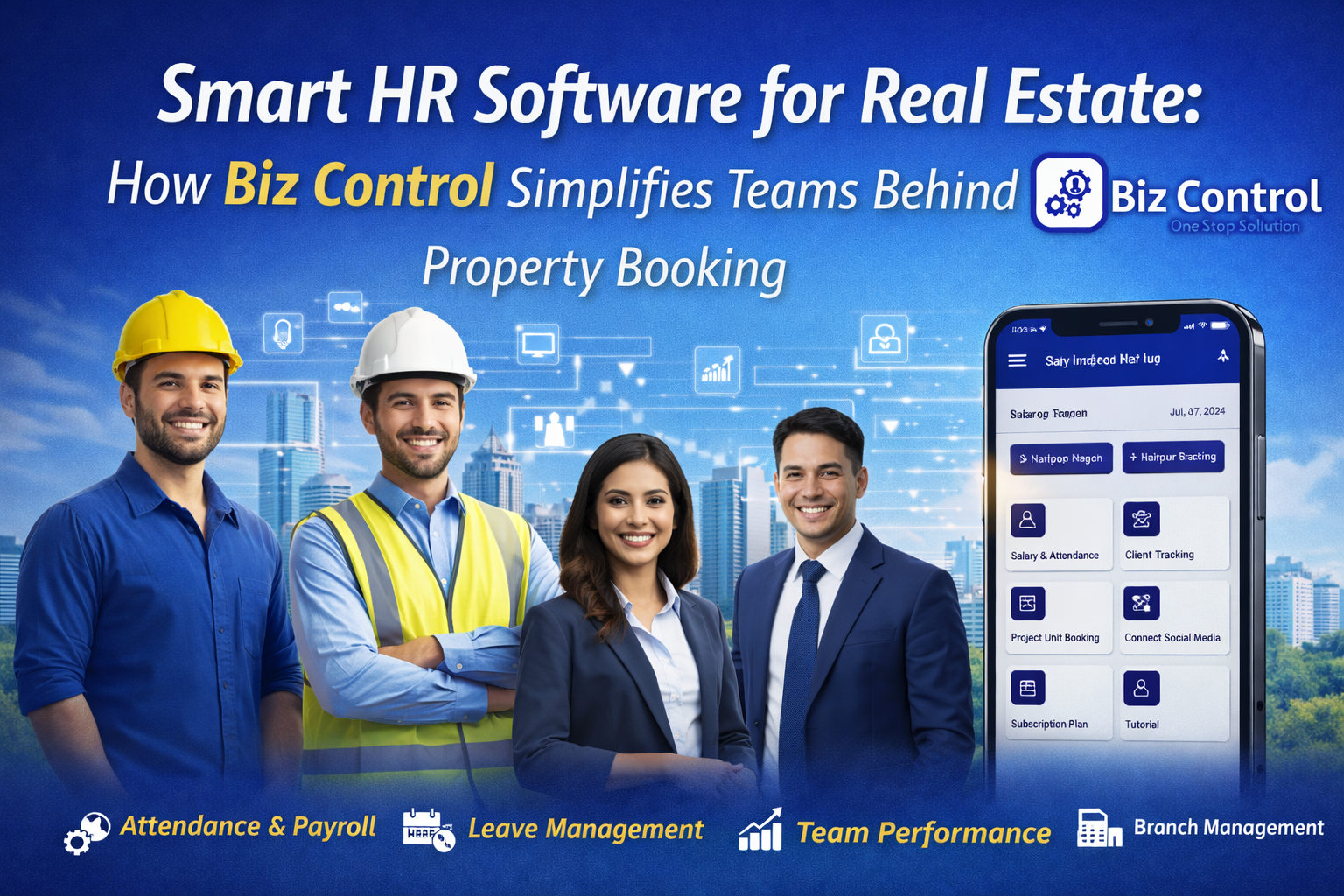Read more about the article Smart HR Software for Real Estate: How Biz Control Simplifies Teams Behind Property Booking