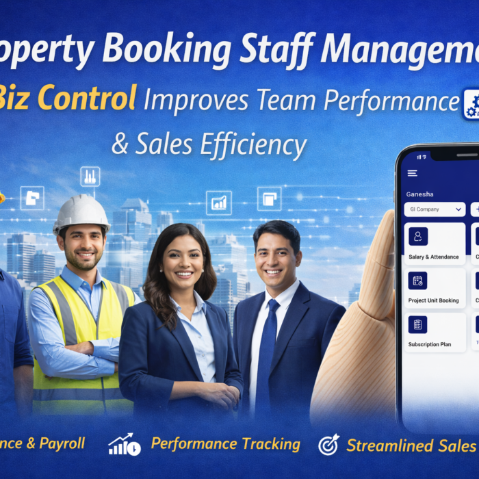 property booking staff management system helps real estate businesses track teams, improve productivity, and close more bookings efficiently.