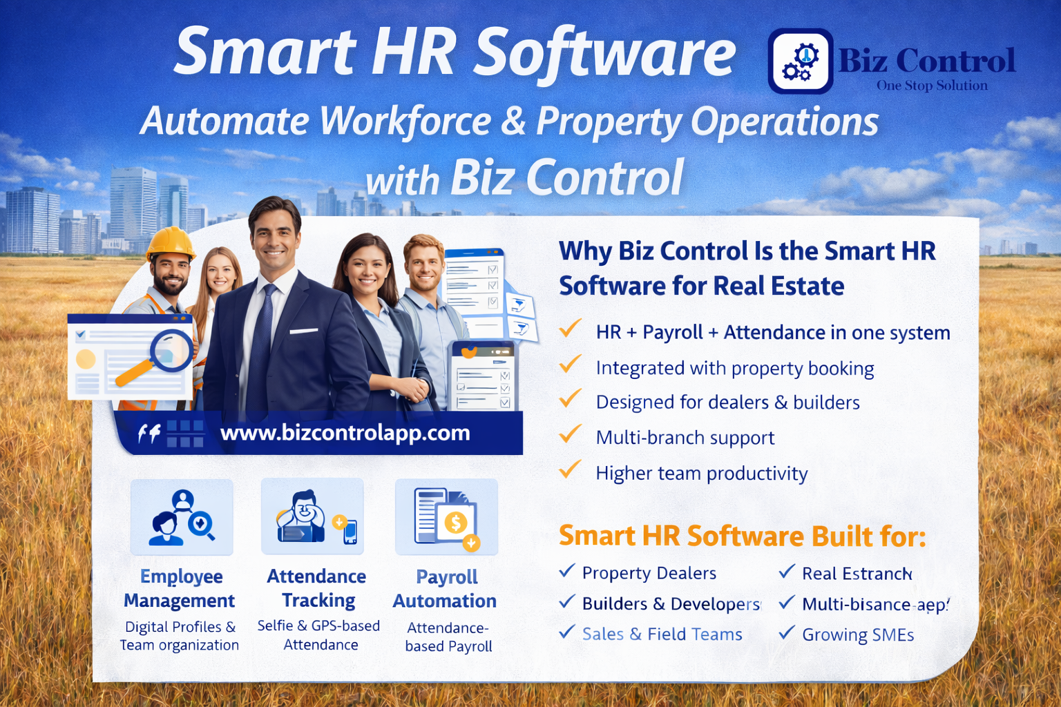 Read more about the article Smart HR Software: Automate Real Estate Workforce & Property Operations with Biz Control