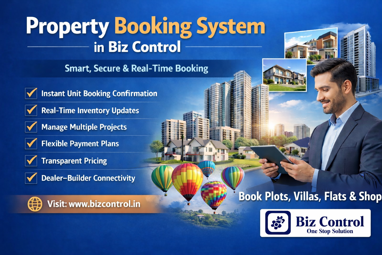 You are currently viewing Property Booking Software in Biz Control – Complete Digital Booking Solution in Biz Control